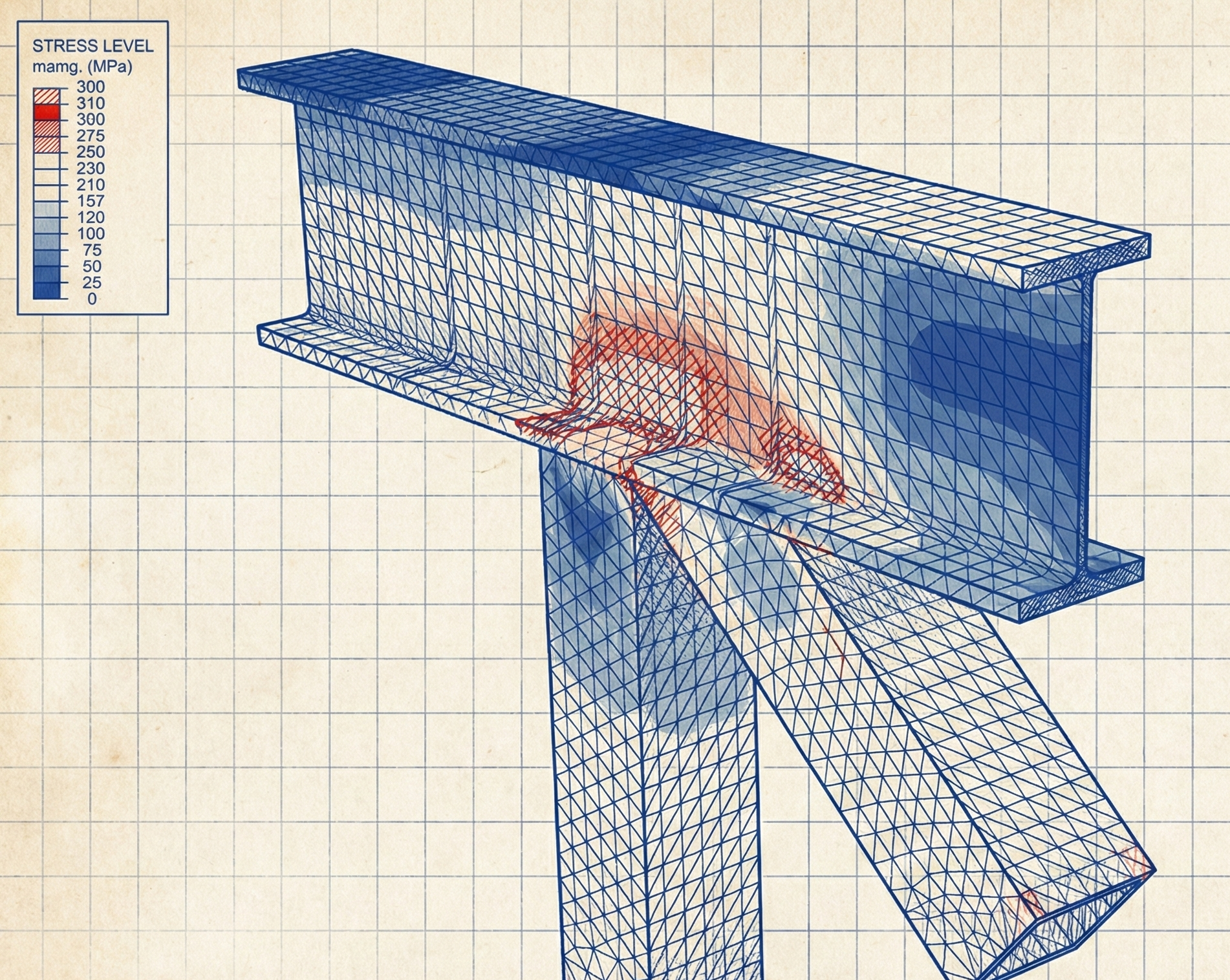 Diagram of finite element analysis