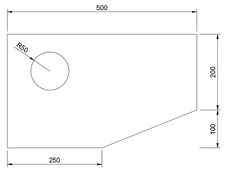 Diagram of shape dimensions